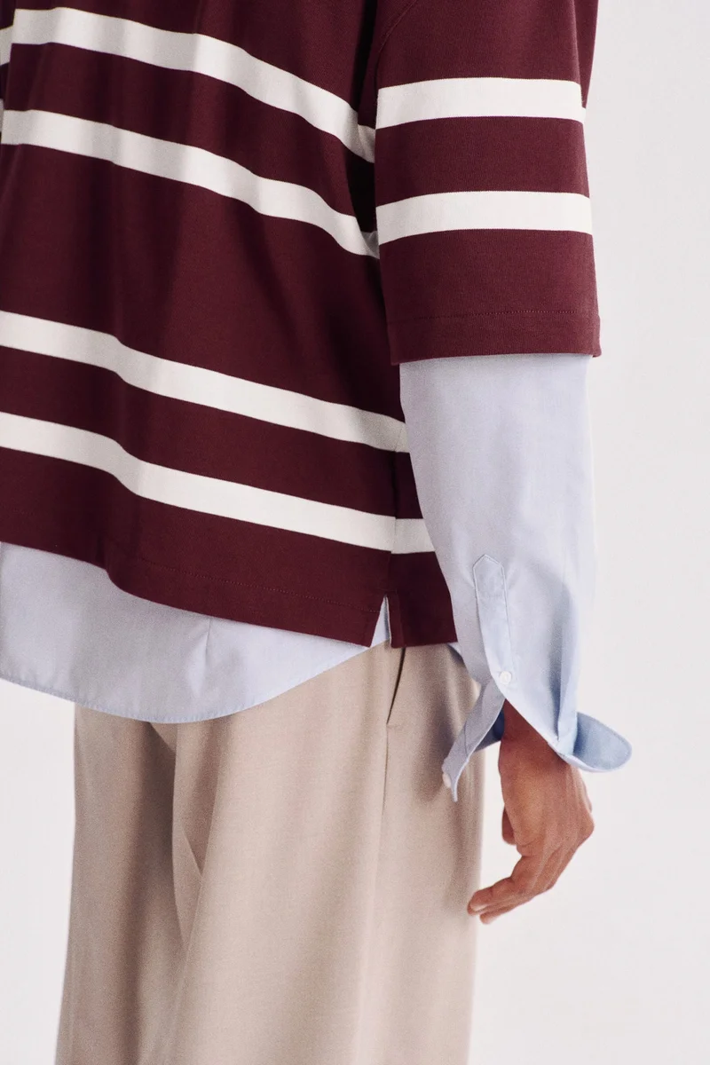 H&M Loose Fit Cotton rugby shirt