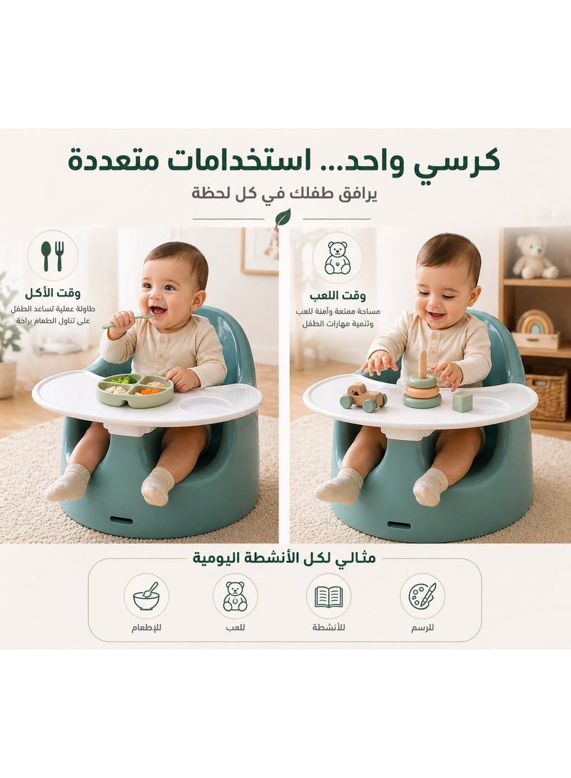 قعد دعم للجلوس للأطفال، كرسي تعليمي للرضع يحمي الرأس - Image 4