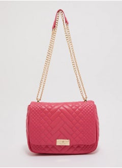 Quilted Narrow Strap Crossbody