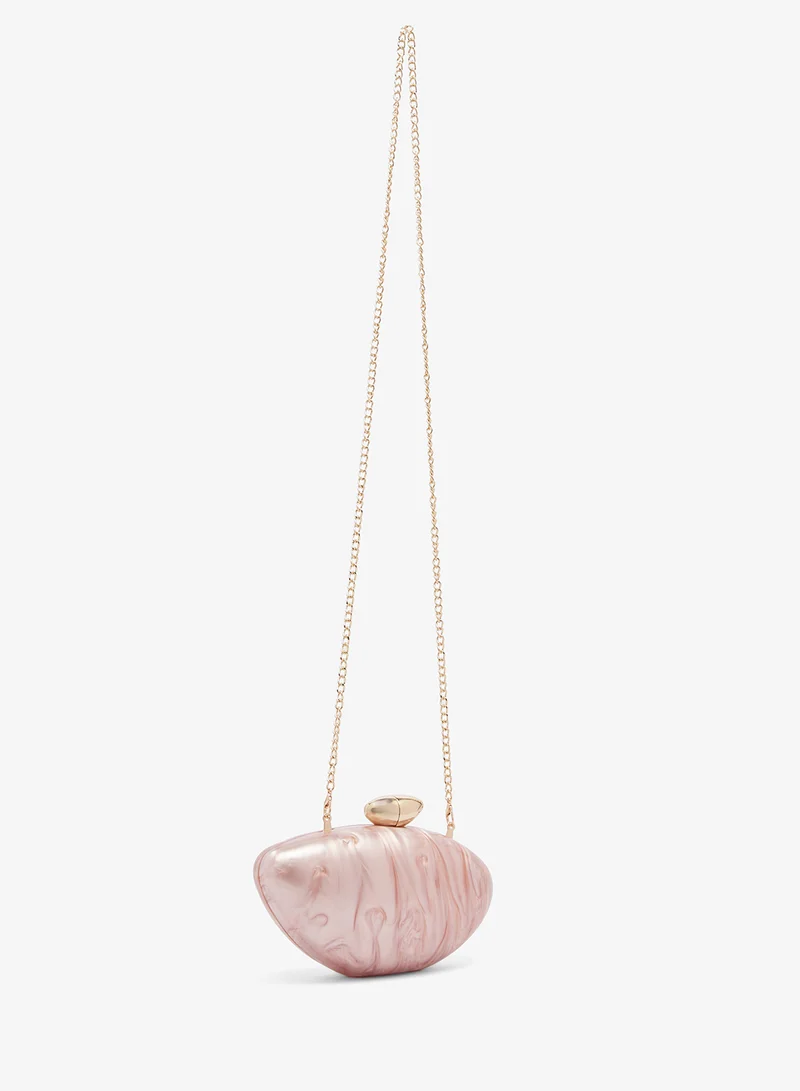 ALDO Shellapink Clutch