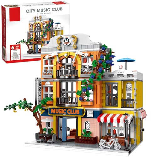 ENJBRICK Flowers City Jazz Club Building Sets for Adutls Architecture House Building Kit for Boys and Girls 814 Years 1683 PCS - Image 1