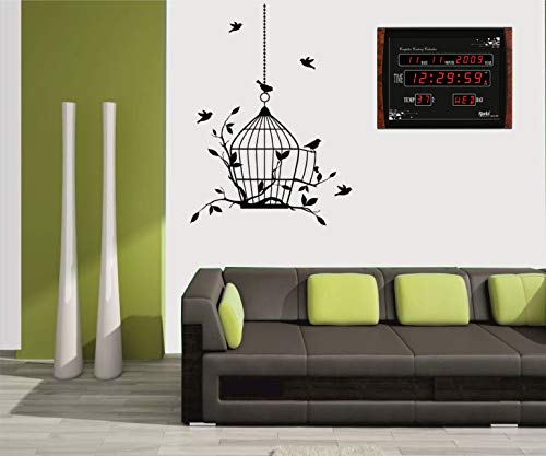 Ajanta Quartz Plastic Digital Red Led Rectangle Wall Clock Olc - 105 (39.6 Cm X 3.1 Cm X 29.6 Cm) - Image 2