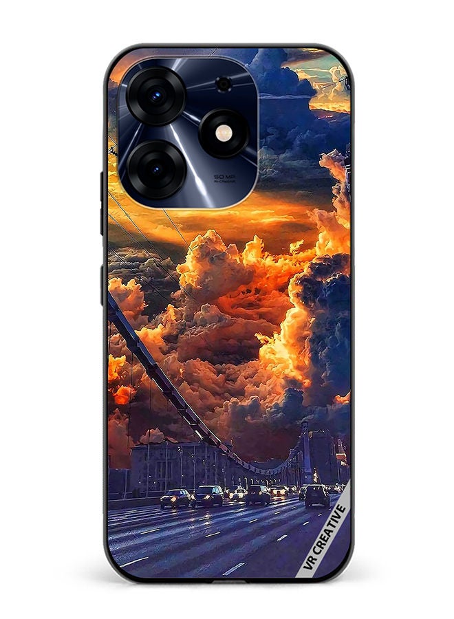 VR CREATIVE Protective Case Cover For Tecno Spark 10 Pro Nature Scenery Design Multicolour - Image 1