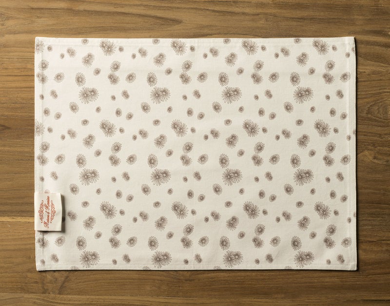 Maison d' Hermine Maison d' Hermine Placemats 100% Cotton Decorative Cloth Place Mat Washable Dinner Placemat  Holiday  Dinner  Wedding  Baby Shower & Dining  Bagatelle - Thanksgiving/Christmas (Set of 4)  - Image 3