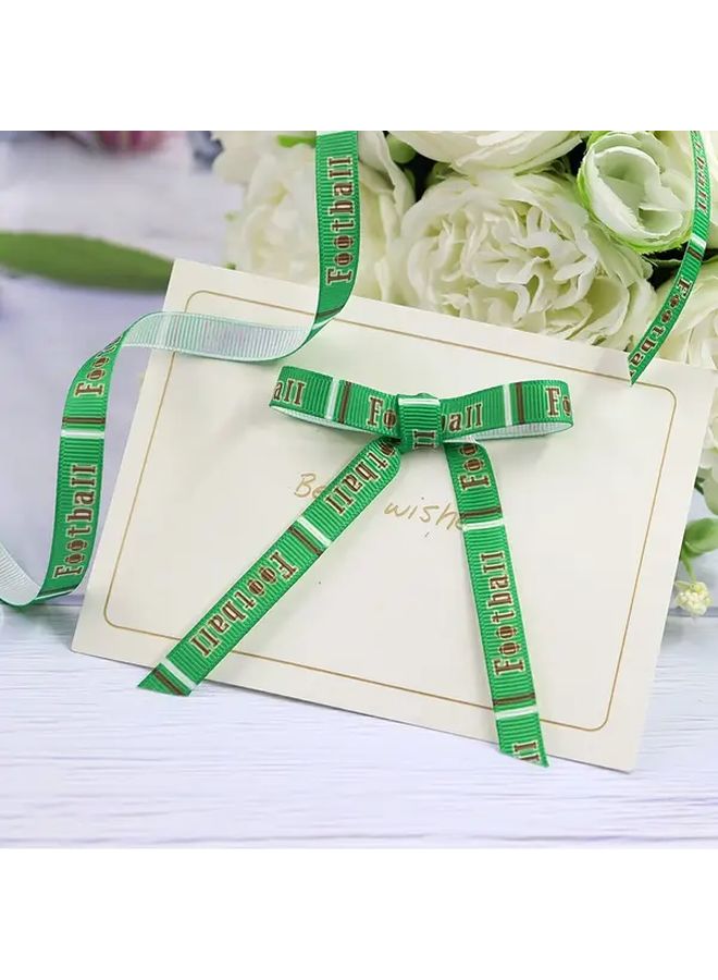 Brown Rugby Ribbon Ball Thread 5 Yards DIY Bow Gift Box Packaging Decorative Tape - Image 5