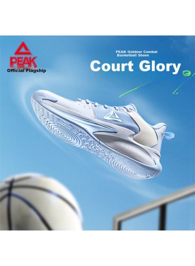 PEAK Triumph 1.0 Basketball Shoes Durable Shock Absorption Lightweight Wraparound Combat Rebound Basketball Shoes Sports Shoes Men'S Shoes Da520431 - Image 1