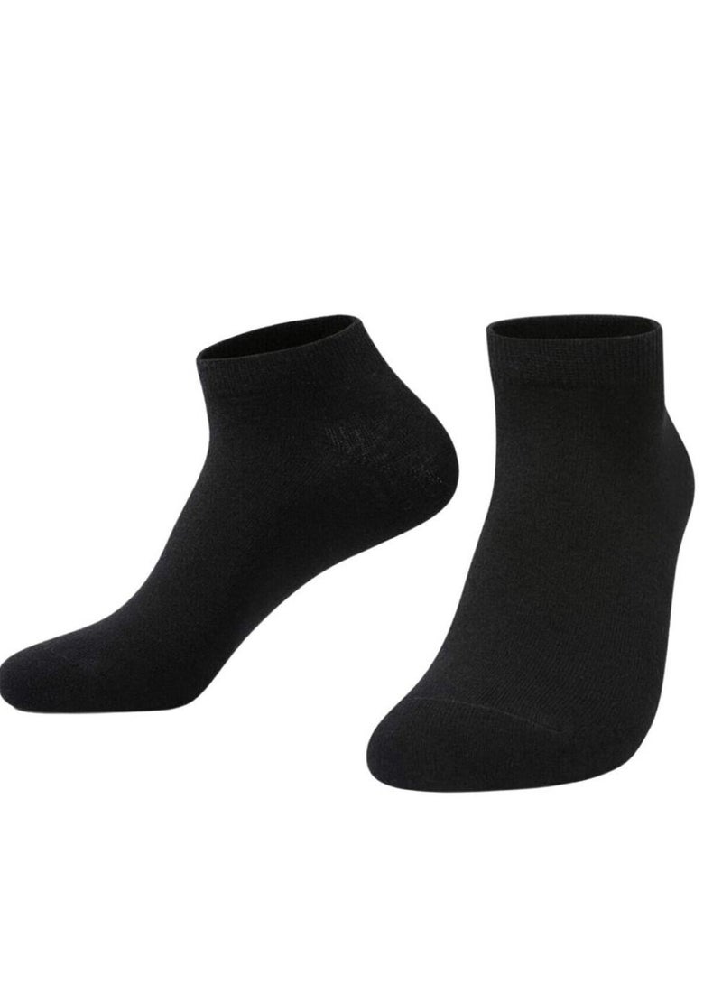 VENTIUP Men's 10 Pairs Ankle Cotton Socks for Running Sports & Gym, Anti Odour Breathable Durable Anti Blister - Image 2