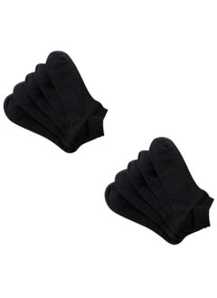 VENTIUP Men's 10 Pairs Ankle Cotton Socks for Running Sports & Gym, Anti Odour Breathable Durable Anti Blister  - Image 3
