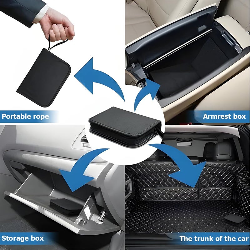 Mandark Car Tire Repair Kits, Heavy Duty Auto Tire Plug Repair Tools to Fix Punctures Plug Flats, Vehicle Patch Repairing Set Accessories, Universal for RV, SUV, Truck, Motorcyle (45PCS) - Image 4