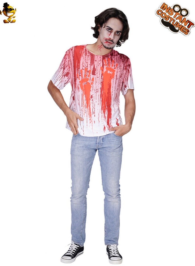 Halloween Zombie Costume T-Shirt for Adult - Image 1