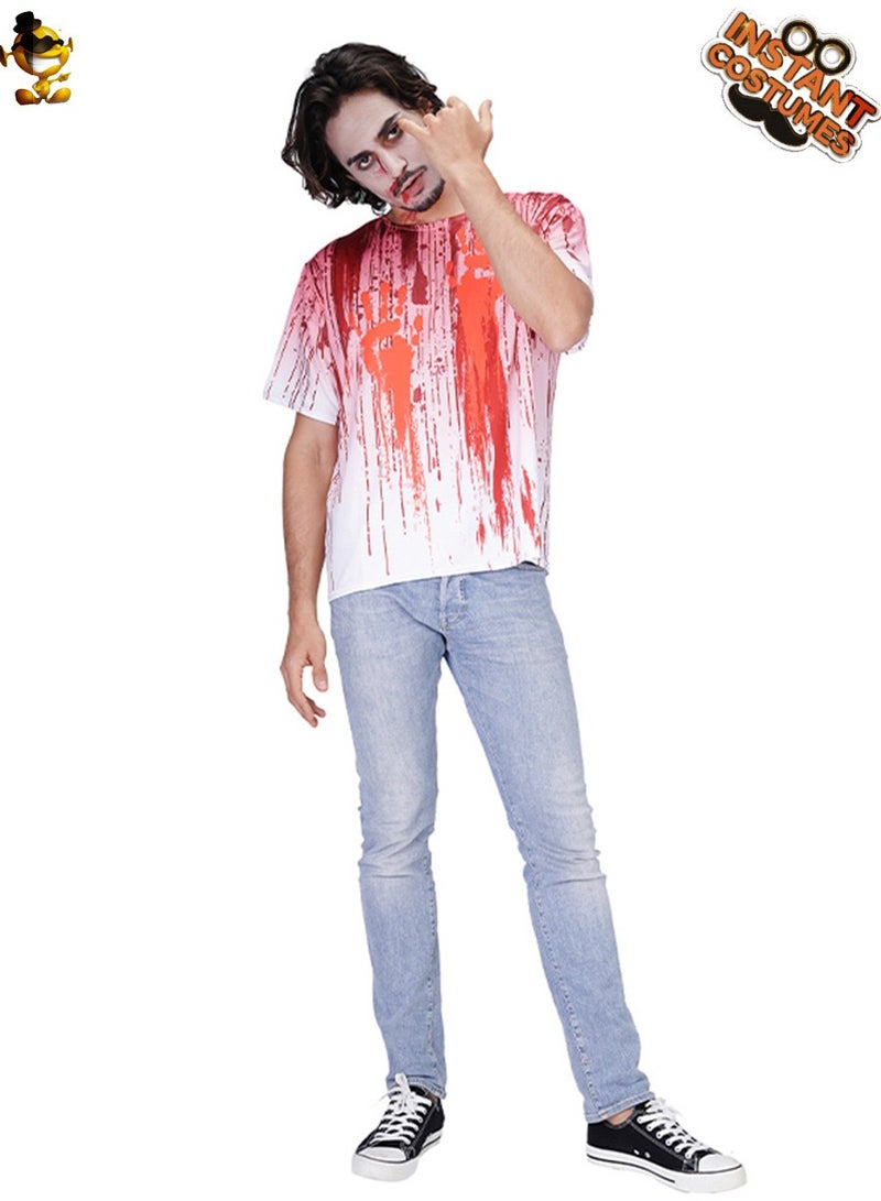 Halloween Zombie Costume T-Shirt for Adult - Image 3