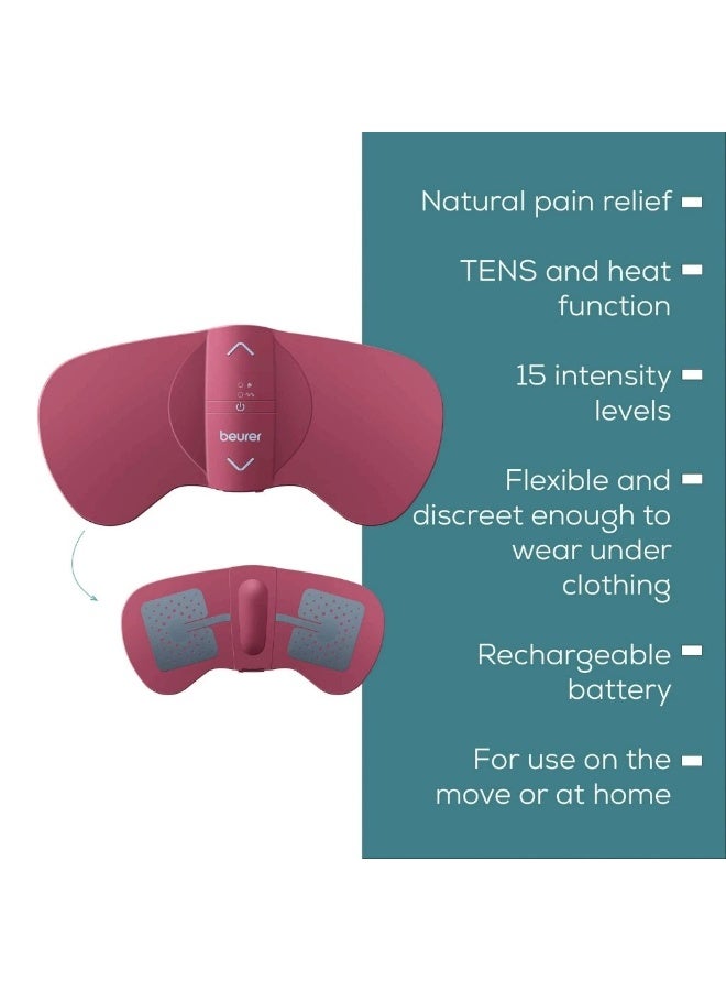 Beurer EM50 Menstrual Relax TENS & Heat for Natural Menstrual Pain Relief - Image 1