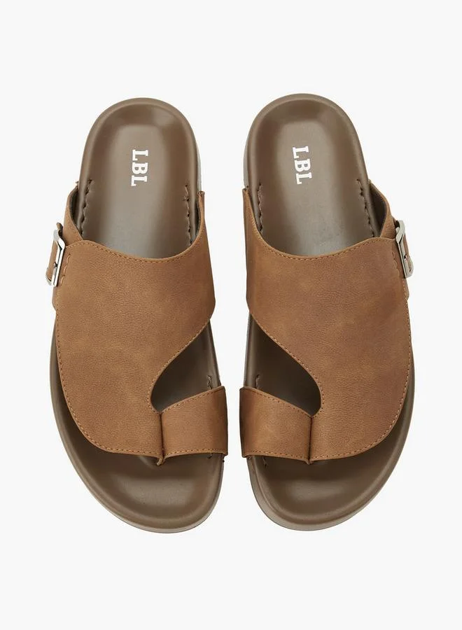 ال بي ال من شو اكسبرس Men Buckle Detail Comfort Sandals