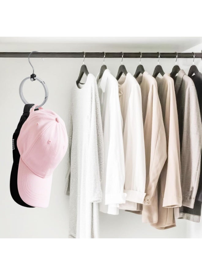 Versatile round closet hanger for space saving and smart organization - perfect for belts, hats, ties, scarves - Image 3
