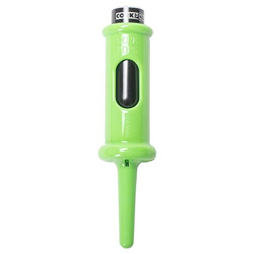 Cork Pops Lime Green 6.5 Inch Original Wine Bottle Opener - Image 1
