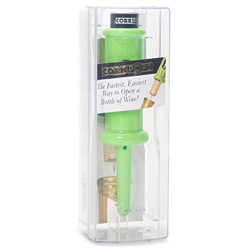 Cork Pops Lime Green 6.5 Inch Original Wine Bottle Opener - Image 4