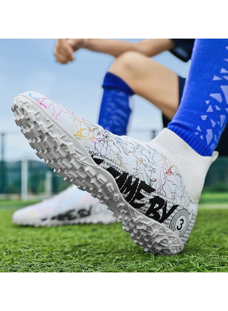 SKT Shiketro Great Men Women Short Soccer Cleats Outdoor Sports Training Shoes - Image 5