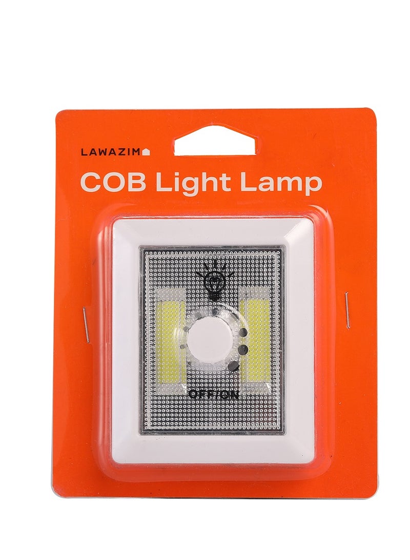 LAWAZIM Adjustable COB Lamp-7x9cm-Portable Spotlight Flashlight with Magnetic Base and Long Lasting Battery Life for Emergencies Workshop Camping Outdoors Garage and Office for Night Light and Reading - Image 4