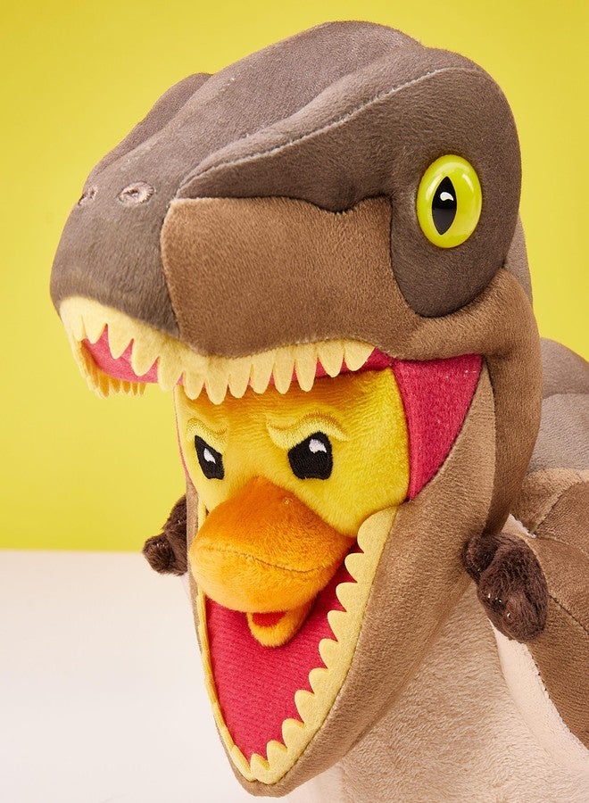 TUBBZ Plush: Jurassic World Rebirth - Velociraptor Cosplaying Rubber Duck Soft Plush Collectible Toy - Image 4