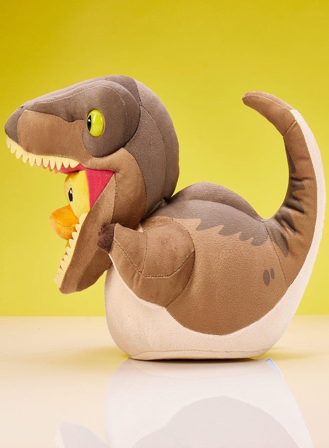 TUBBZ Plush: Jurassic World Rebirth - Velociraptor Cosplaying Rubber Duck Soft Plush Collectible Toy - Image 5
