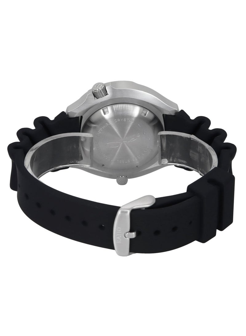 Ratio FreeDiver Version 02 Helium Safe 1000M Sapphire Quartz Black Dial 1038EF102V-BLK-V02 Men's Watch - Image 3
