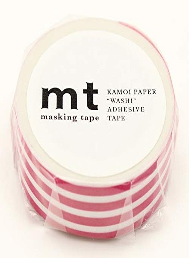 MT Washi Masking Tape Borders, 15 mm x 10 mtrs Shade - Framboise, (Pack of 1) - Image 2
