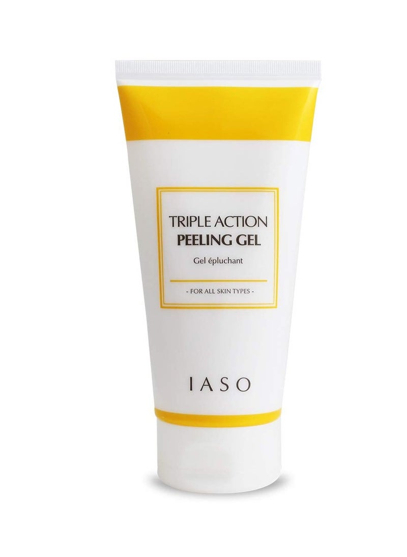 iaso IASO Triple Action White Peeling Gel | Peeling Gel For Face, Moist Peeling Gel, Leaving The Skin Clear, Smooth, Refreshed, Korean Skin Care, 5.07 oz  - Image 1