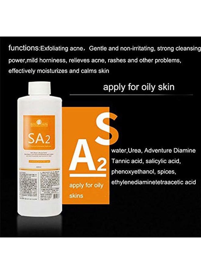Generic WONDER POINT Aqua Peeling Solution - Salon Professional - Premium Dermabrasion Facial Special Serum - Facial Cleaning and Moisturizing Skin Care For Hydra Facial Small Bubble Machine 400ml X 3 Bottles  - Image 2