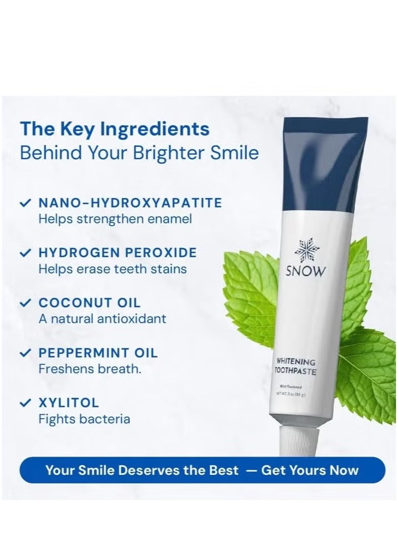 سنو معجون أسنان نانو هيدروكسي أباتيت المُبيِّض - عناية بالفم مع الكاولين ومعجون أسنان نانو هيدروكسي أباتيت - Image 2