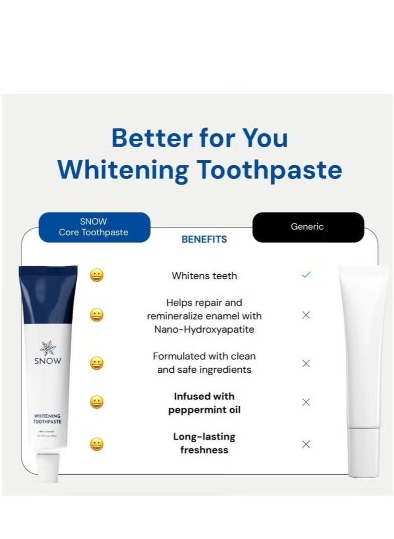 سنو معجون أسنان نانو هيدروكسي أباتيت المُبيِّض - عناية بالفم مع الكاولين ومعجون أسنان نانو هيدروكسي أباتيت - Image 3