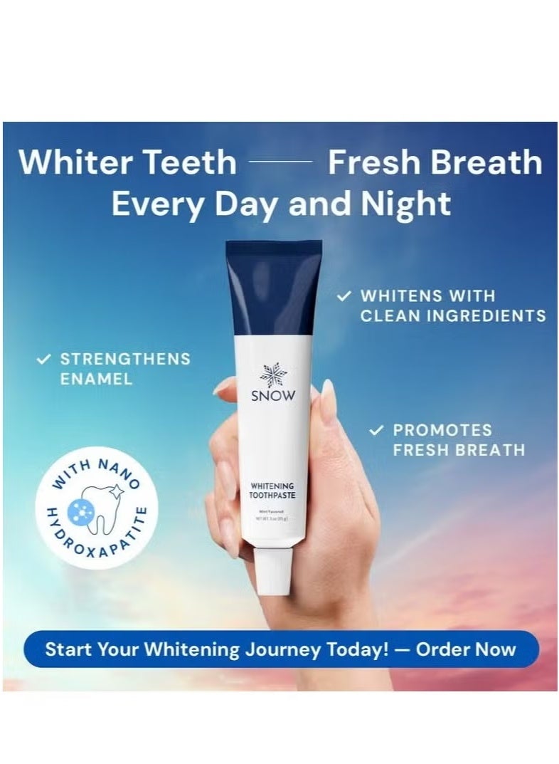 سنو معجون أسنان نانو هيدروكسي أباتيت المُبيِّض - عناية بالفم مع الكاولين ومعجون أسنان نانو هيدروكسي أباتيت - Image 5