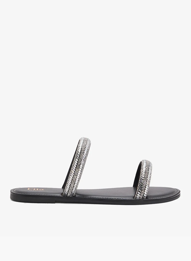 ELLA Sparkly Flat Sandal