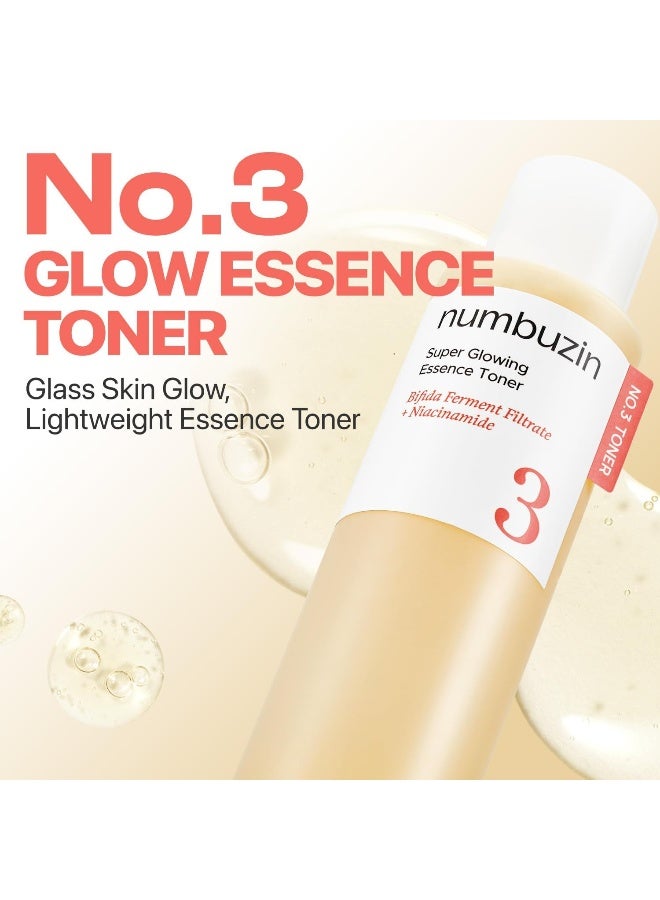 numbuzin No.3 Toner | Super Glowing Essence Toner | Skin Radiance, Pore Tightening, Skin Texture, Hydration | Fermented Ingredients, Niacinamide, Galactomyces | 200ml - Image 2