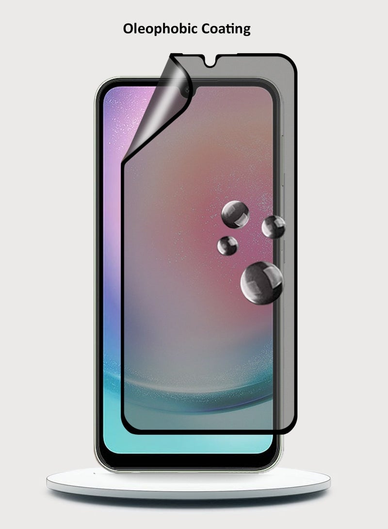 Techie واقي شاشة كامل مقاوم للانفجار مصنوع من السيراميك غير اللامع للخصوصية لهاتف Samsung Galaxy A24 - Image 2