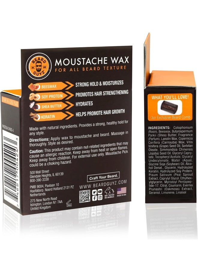 Beard Guyz - Moustache Wax - Sculpt And Tame (1 Oz) - Image 1