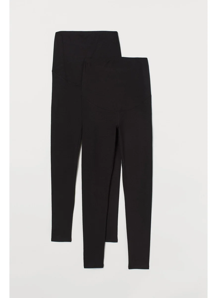 H&M Mama 2-Pack Jersey Leggings