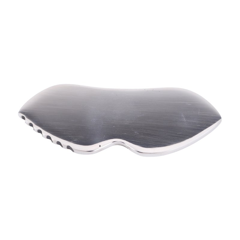 Gua Sha Tool: Stainless Steel 6-Edged 360-Degree Fit Smoother Surfaces - Ergonomic Design Pain Relief Tool for Home Body Care, Facial & Soft Tissue Massage - Image 2