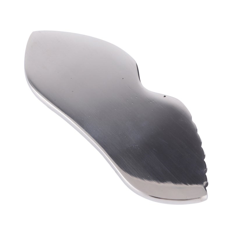 Gua Sha Tool: Stainless Steel 6-Edged 360-Degree Fit Smoother Surfaces - Ergonomic Design Pain Relief Tool for Home Body Care, Facial & Soft Tissue Massage - Image 5