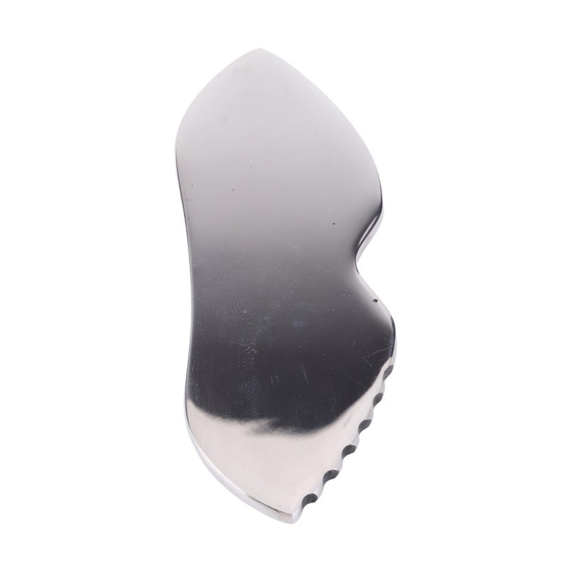 Gua Sha Tool: Stainless Steel 6-Edged 360-Degree Fit Smoother Surfaces - Ergonomic Design Pain Relief Tool for Home Body Care, Facial & Soft Tissue Massage - Image 4