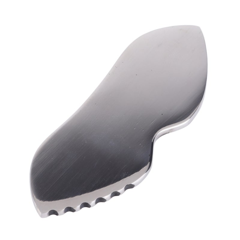 Gua Sha Tool: Stainless Steel 6-Edged 360-Degree Fit Smoother Surfaces - Ergonomic Design Pain Relief Tool for Home Body Care, Facial & Soft Tissue Massage - Image 3