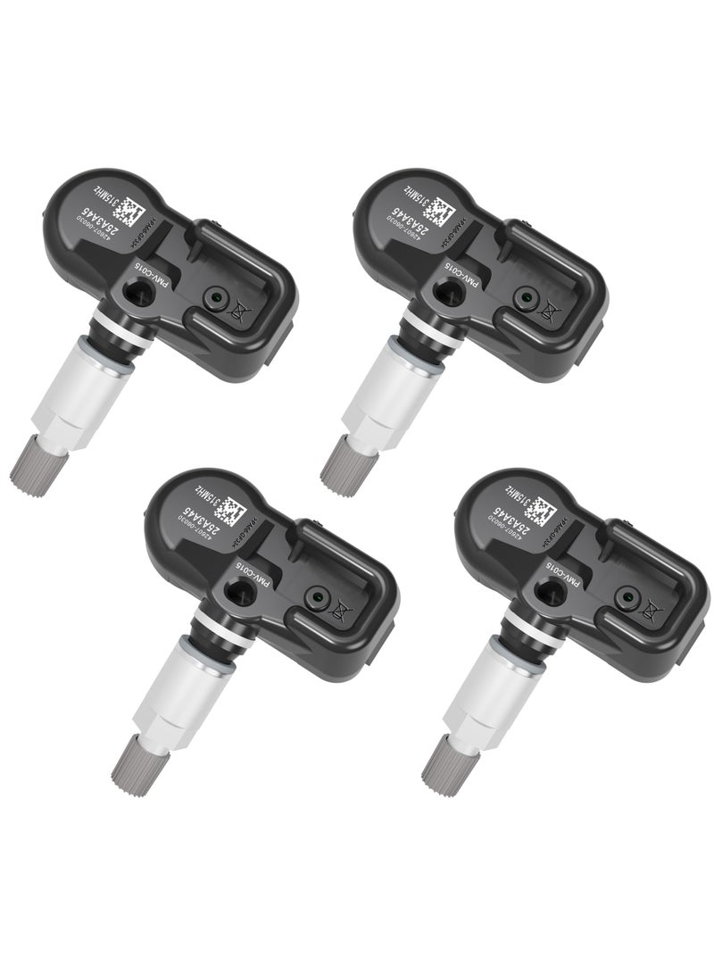 4-Pack 315MHz TPMS Sensors for Toyota and Lexus, Compatible with Camry, Corolla, RAV4, ES, GX, LC, LX, Replaces PMV-C015 and 4260706020 - Image 1