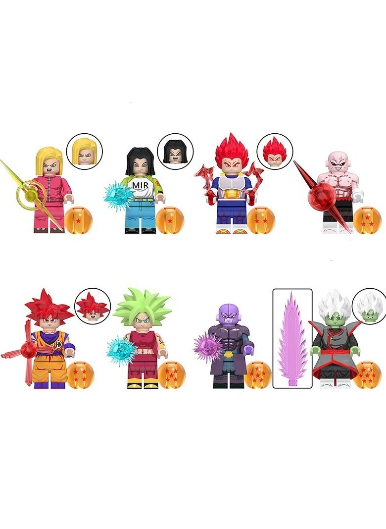 KUYING Dragon Ball Ornaments Building Blocks Dolls Assembling Toys 