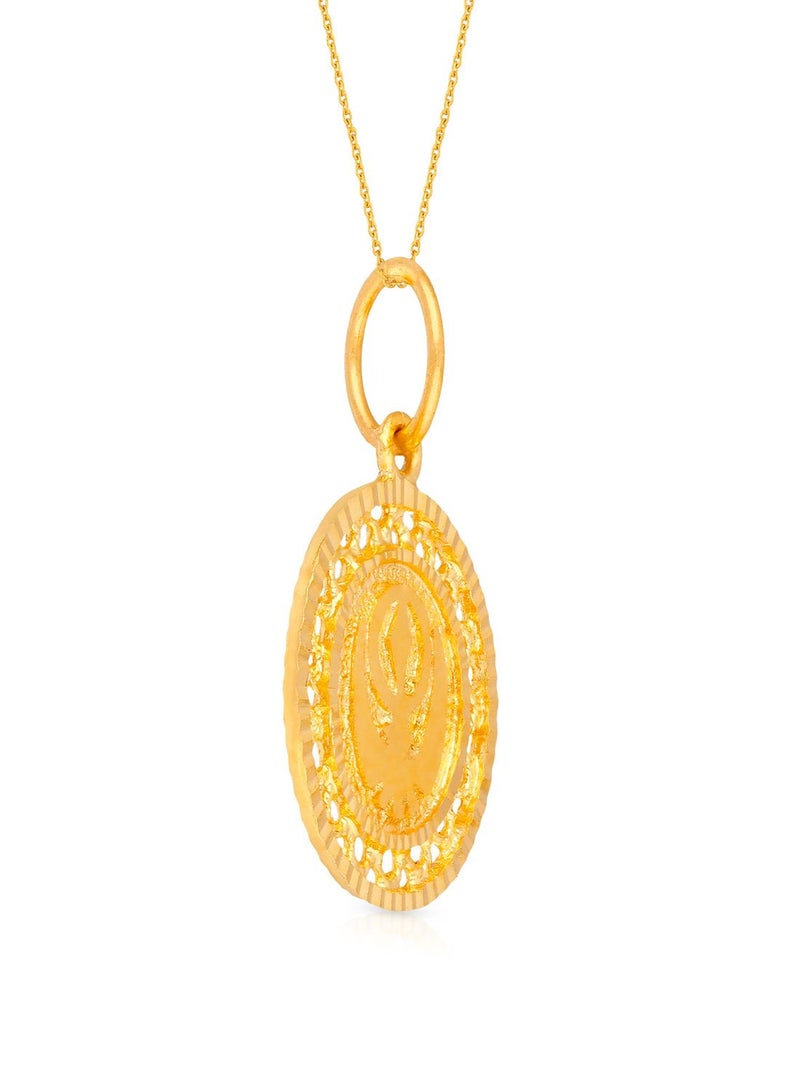 Malabar Gold and Diamonds 22k 916 Purity Malabar Gold Pendant AIPN270Y  - Image 2