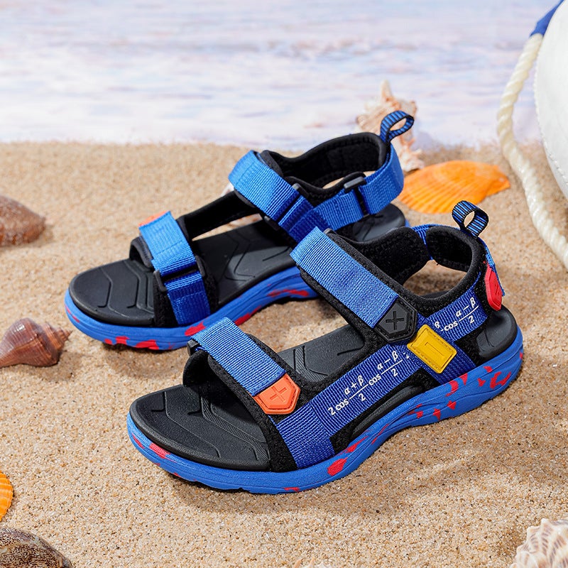 Boys Sandals Summer Casual Children Students Big Children Non-Slip Beach Shoes Boys Shoes - Image 2