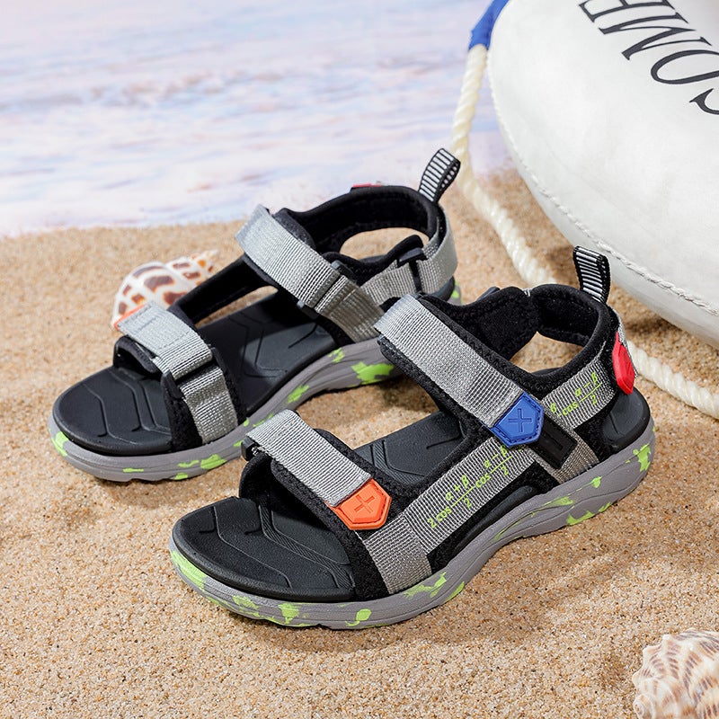 Boys Sandals Summer Casual Children Students Big Children Non-Slip Beach Shoes Boys Shoes - Image 5