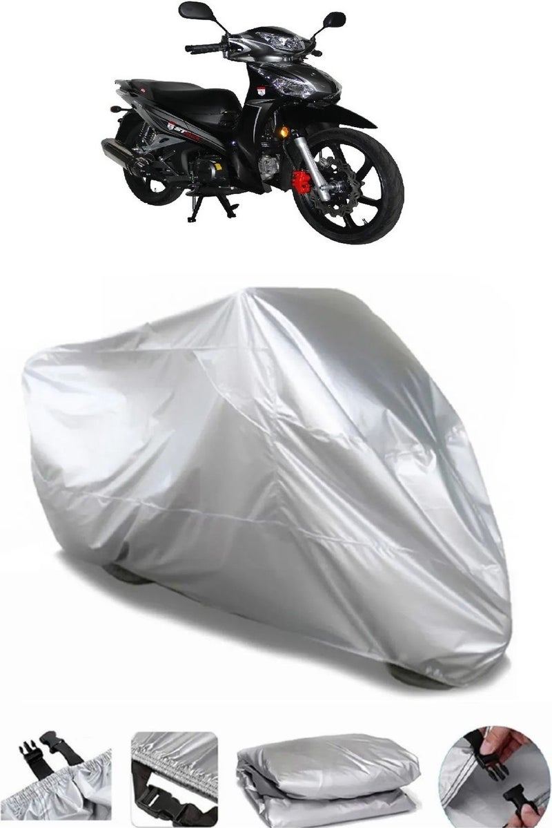 Breen Stmax Mega 50 Grey Waterproof Motorcycle Canvas Premium - Image 1