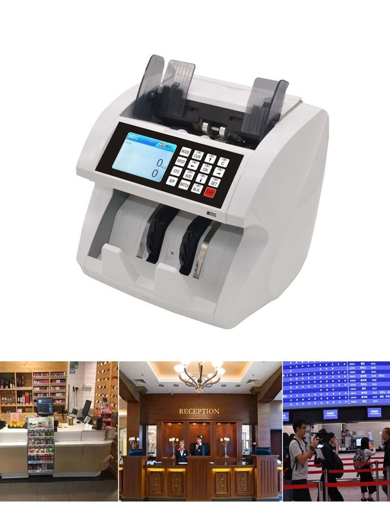 Crony JN-1685 آلة عد النقود المختلطة والقيمة، آلات عد النقود الورقية، آلات عد النقود، آلات التحقق من الأوراق النقدية - Image 4