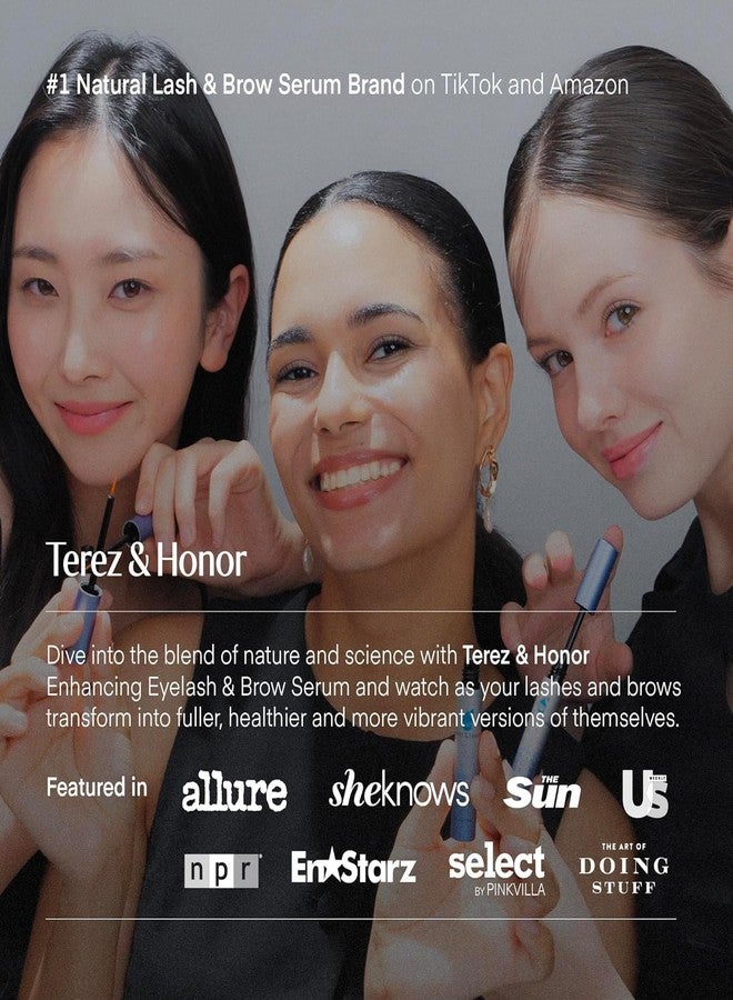 تيريز آند أونر سيروم تيريز آند هونور لتقوية الرموش والحواجب مع كابيكسيل ولاش جلو، مركب خماسي الببتيد لرموش أطول وأكثر كثافة، 3 مل، يكفي لمدة 6 أسابيع - Image 4
