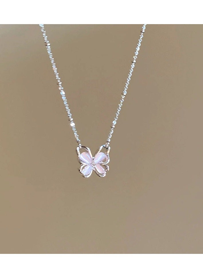 Goolsky Elegant Butterfly Pendant Necklace for Women – Summer Chic Fashion Jewelry, Dainty Luxury Clavicle Chain, Stylish Personality Gift  - Image 3