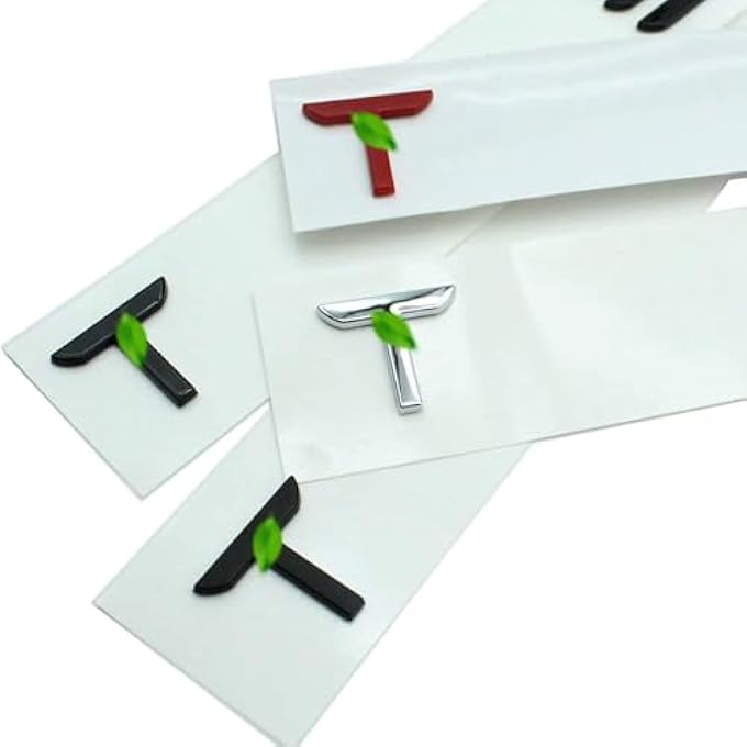 Tesla Tailgate Insert Letters Rear Emblems Adhesive Backing Compatible For Tesla Model 3 Y S X  Glossy Black3M - Image 4